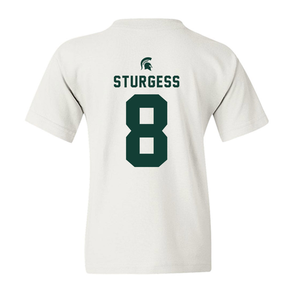 Michigan State - NCAA Baseball : Isaac Sturgess - Classic Shersey Youth T-Shirt-1