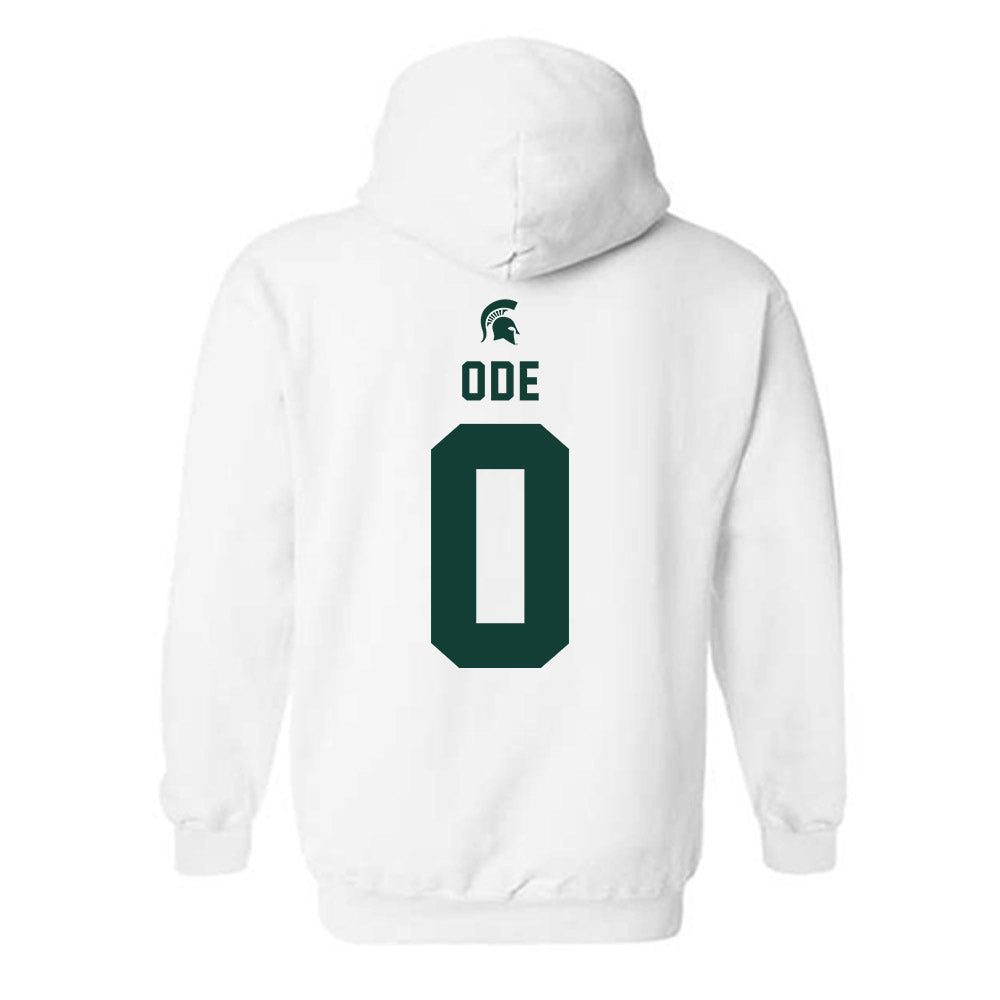 Michigan State - NCAA Women's Basketball : Jordan Ode - Classic Shersey Hooded Sweatshirt-1