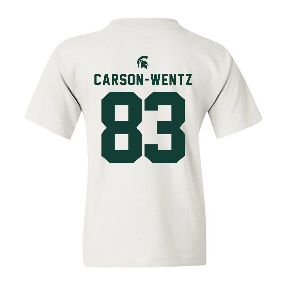 Michigan State - NCAA Football : Jack Carson-wentz - Classic Shersey Youth T-Shirt-1