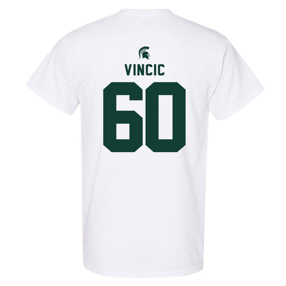 Michigan State - NCAA Football : Luka Vincic - Classic Shersey T-Shirt-1