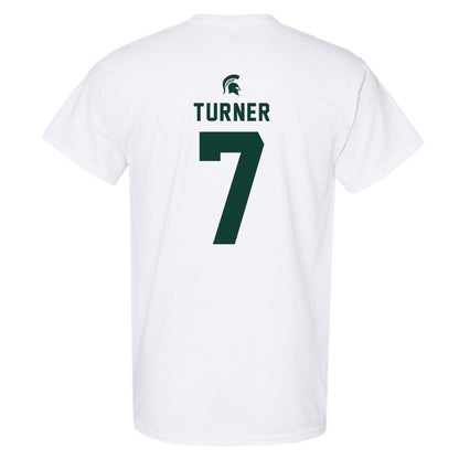 Michigan State - NCAA Football : Jordan Turner - Classic Shersey T-Shirt-1