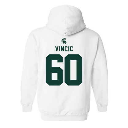 Michigan State - NCAA Football : Luka Vincic - Classic Shersey Hooded Sweatshirt-1