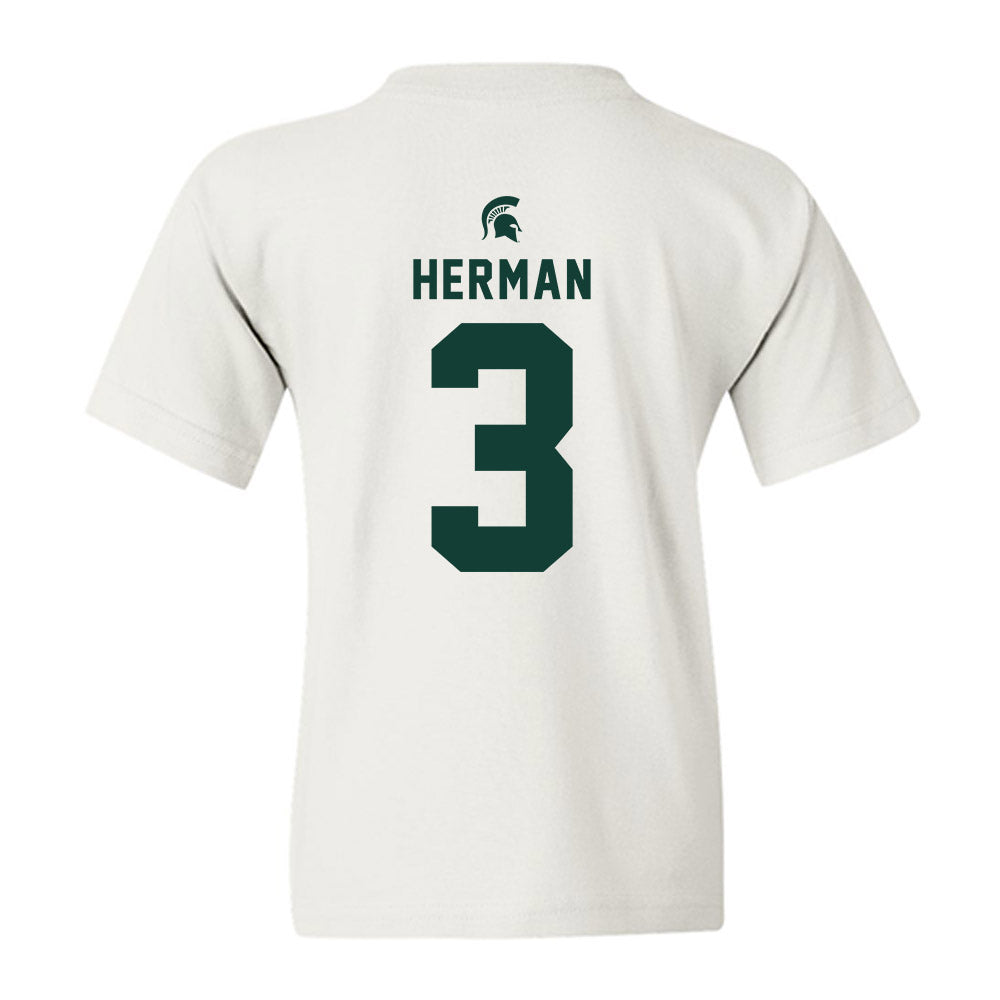 Michigan State - NCAA Softball : Hannah Herman - Classic Shersey Youth T-Shirt-1