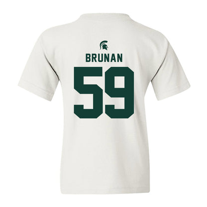 Michigan State - NCAA Football : Kyler Brunan - Classic Shersey Youth T-Shirt-1