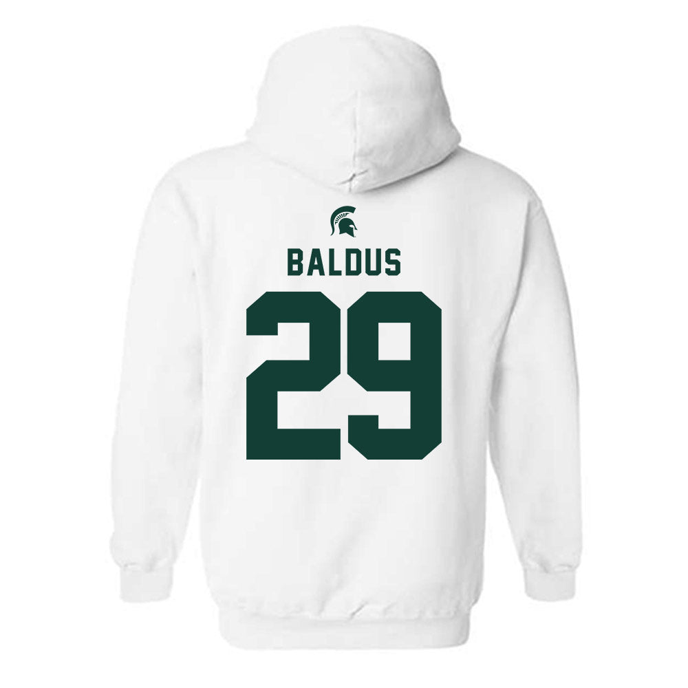 Michigan State - NCAA Women's Soccer : Addison Baldus - Classic Shersey Hooded Sweatshirt-1