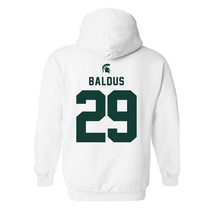 Michigan State - NCAA Women's Soccer : Addison Baldus - Classic Shersey Hooded Sweatshirt-1