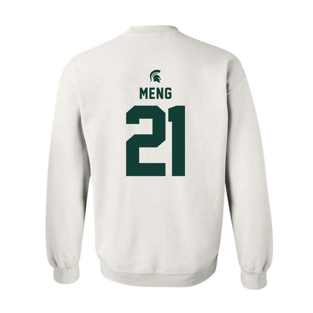 Michigan State - NCAA Women's Basketball : Mary Meng - Classic Shersey Crewneck Sweatshirt-1