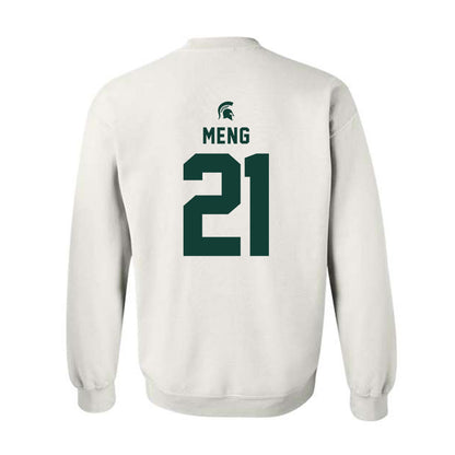 Michigan State - NCAA Women's Basketball : Mary Meng - Classic Shersey Crewneck Sweatshirt-1