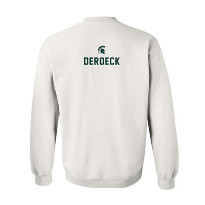 Michigan State - NCAA Women's Cross Country : Hannah DeRoeck - Classic Shersey Crewneck Sweatshirt-1