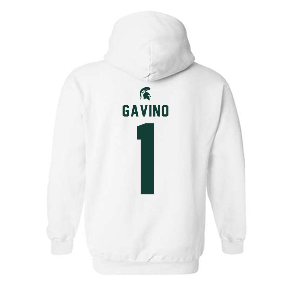 Michigan State - NCAA Women's Field Hockey : Lyra Gavino - Classic Shersey Hooded Sweatshirt-1