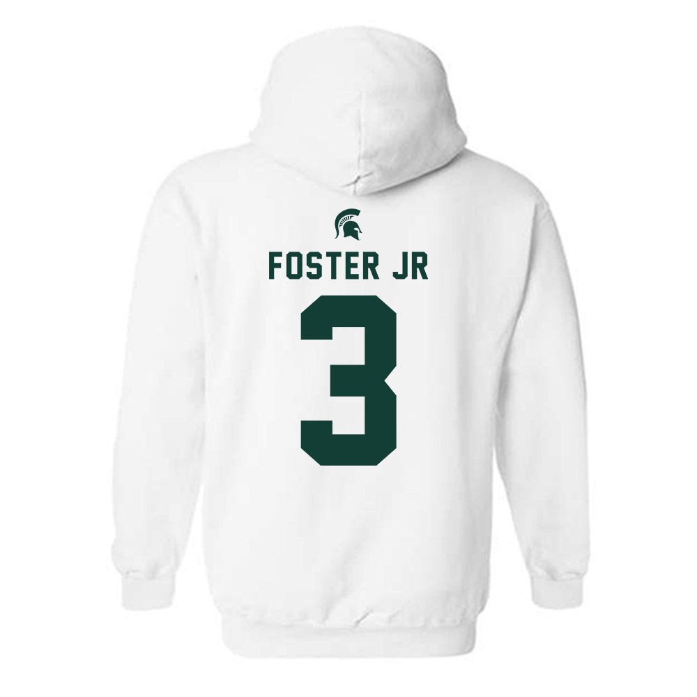 Michigan State - NCAA Football : Montorie Foster Jr - Classic Shersey Hooded Sweatshirt-1