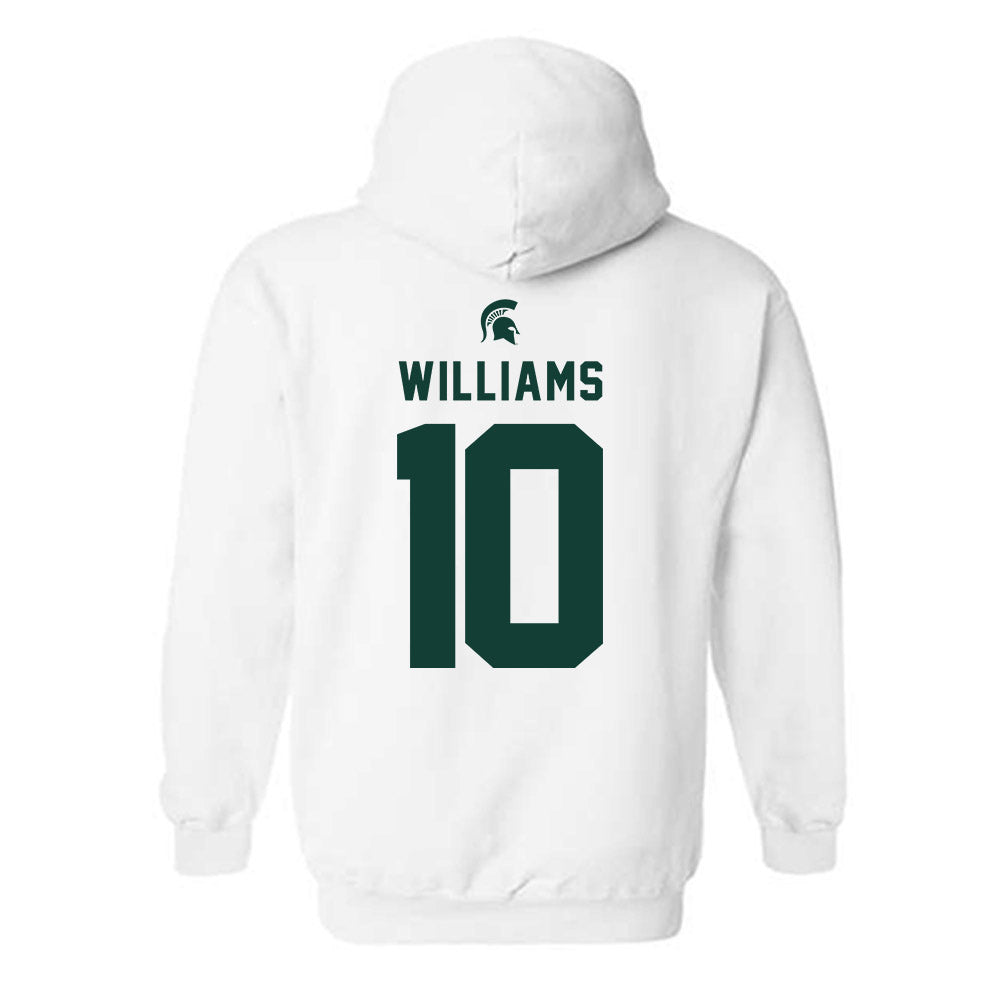 Michigan State - NCAA Baseball : Nicklas Williams - Classic Shersey Hooded Sweatshirt-1