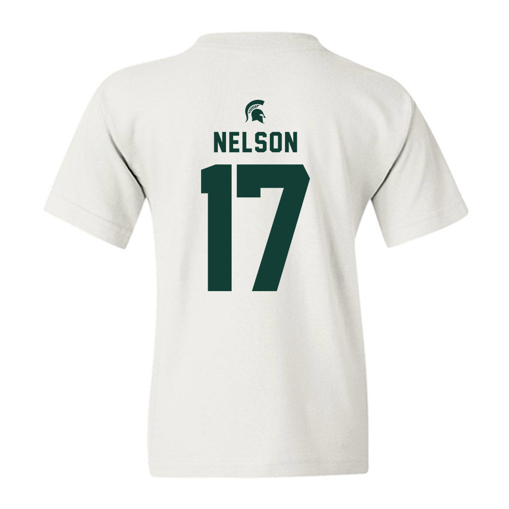 Michigan State - NCAA Men's Ice Hockey : Kaden Nelson - Classic Shersey Youth T-Shirt-1