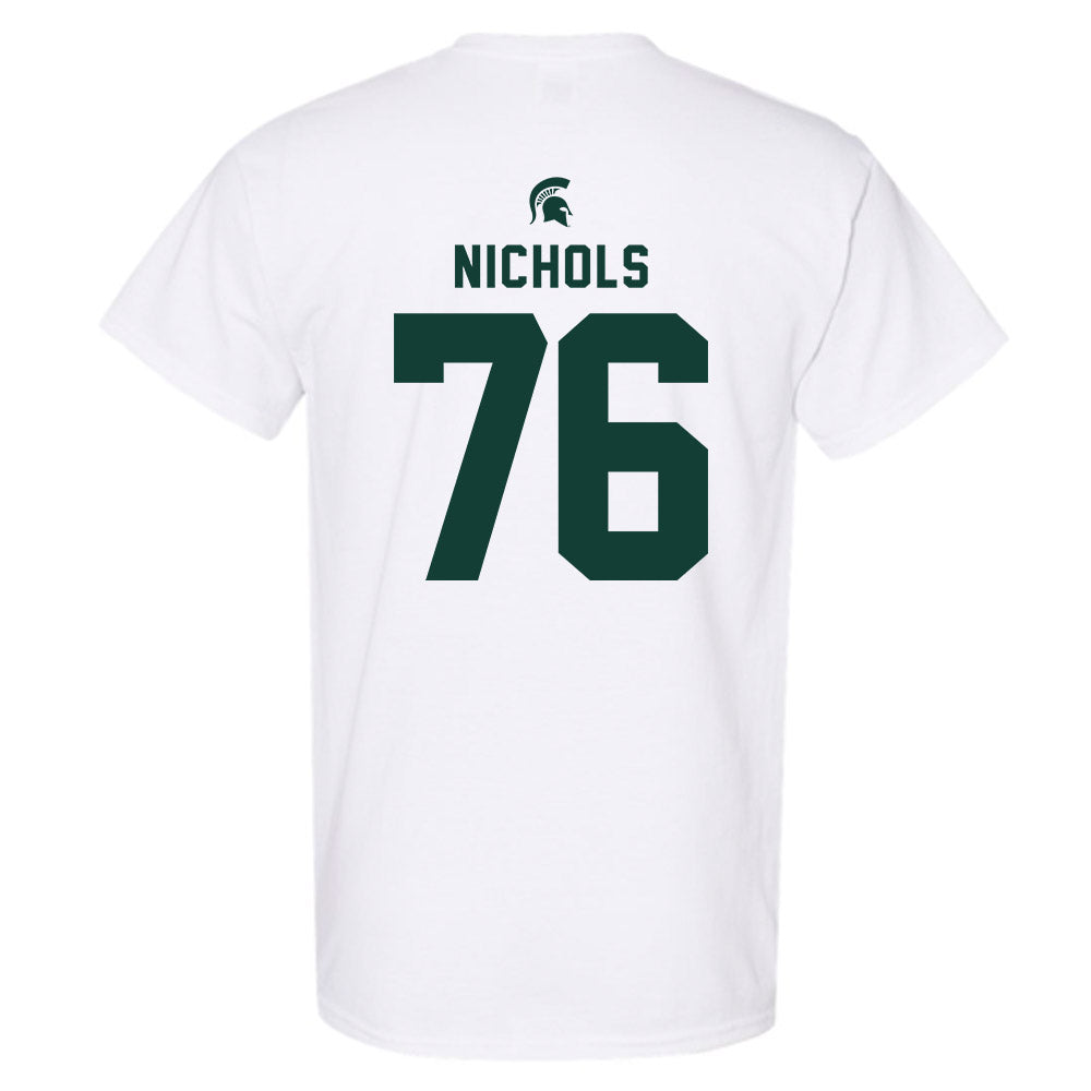 Michigan State - NCAA Football : Drew Nichols - Classic Shersey T-Shirt-1
