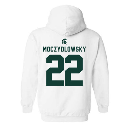 Michigan State - NCAA Baseball : Gavin Moczydlowsky - Classic Shersey Hooded Sweatshirt-1