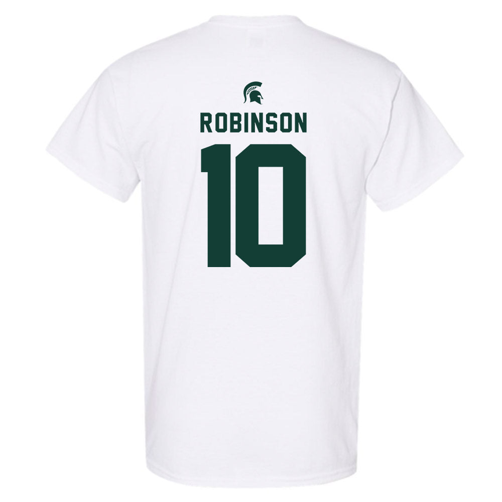 Michigan State - NCAA Women's Basketball : Bree Robinson - Classic Shersey T-Shirt-1