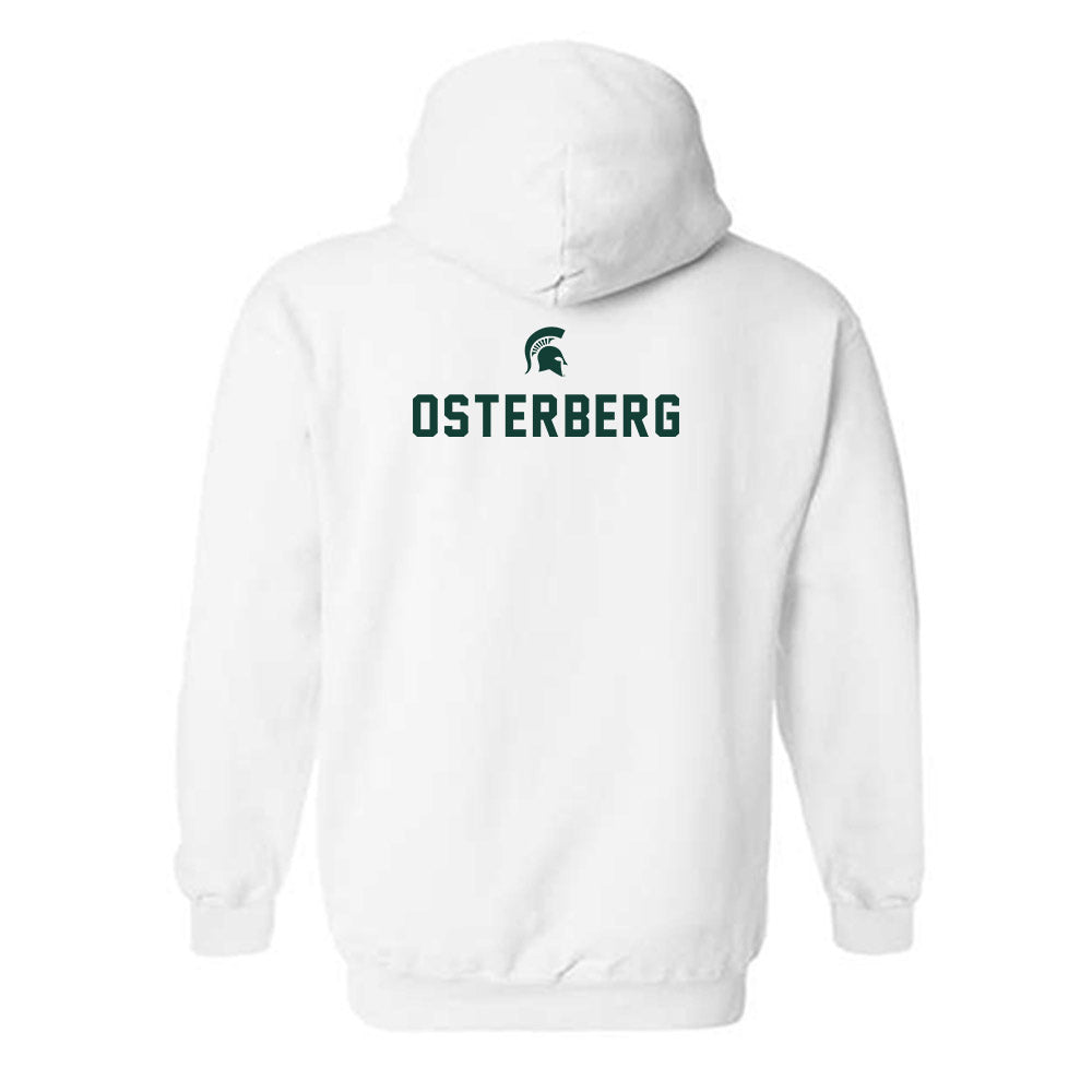 Michigan State - NCAA Women's Cross Country : Madison Osterberg - Classic Shersey Hooded Sweatshirt-1