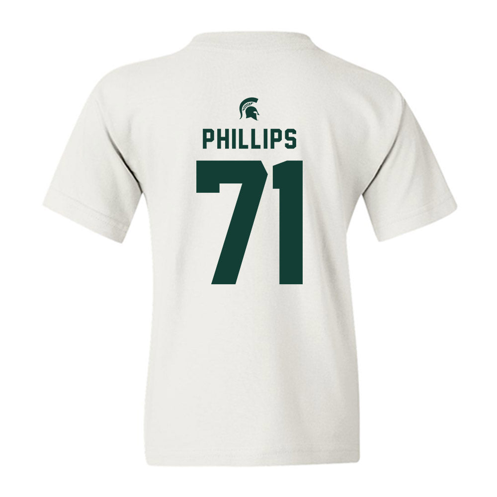 Michigan State - NCAA Football : Kristian Phillips - Classic Shersey Youth T-Shirt-1