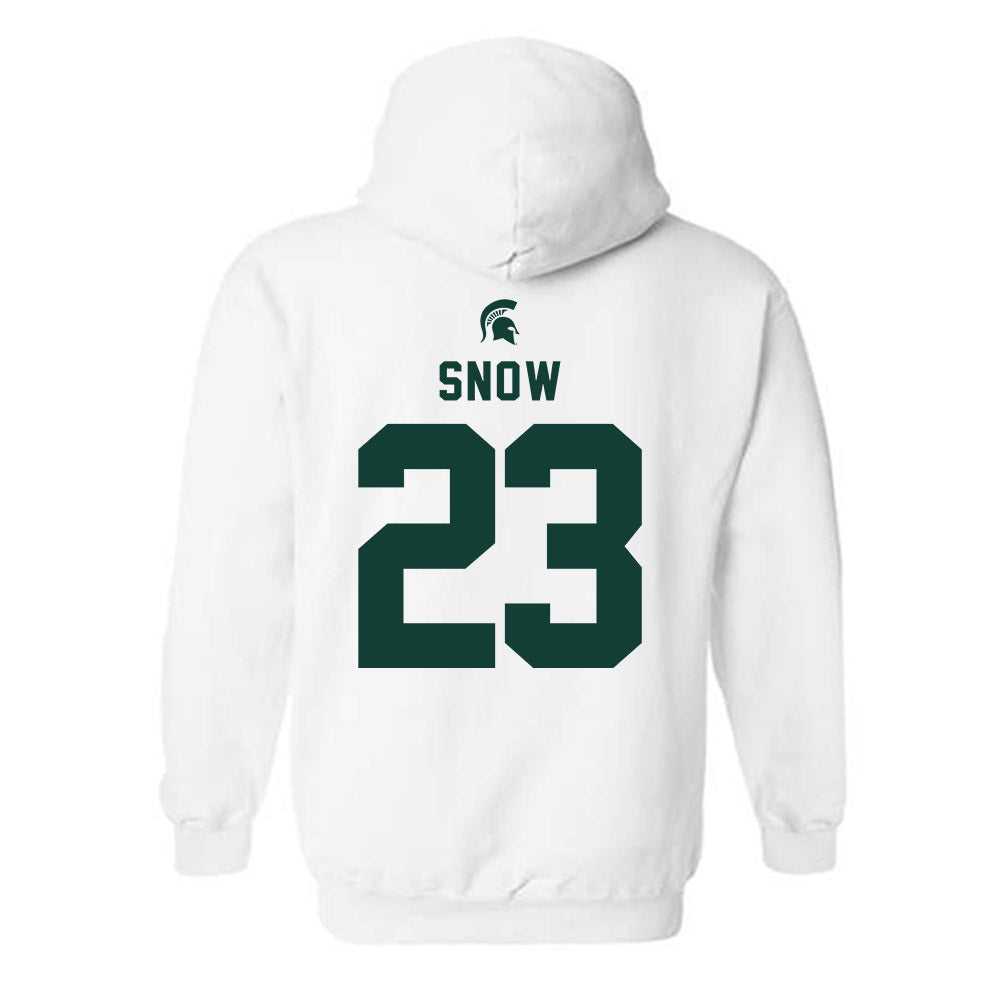 Michigan State - NCAA Football : Darius Snow - Classic Shersey Hooded Sweatshirt-1