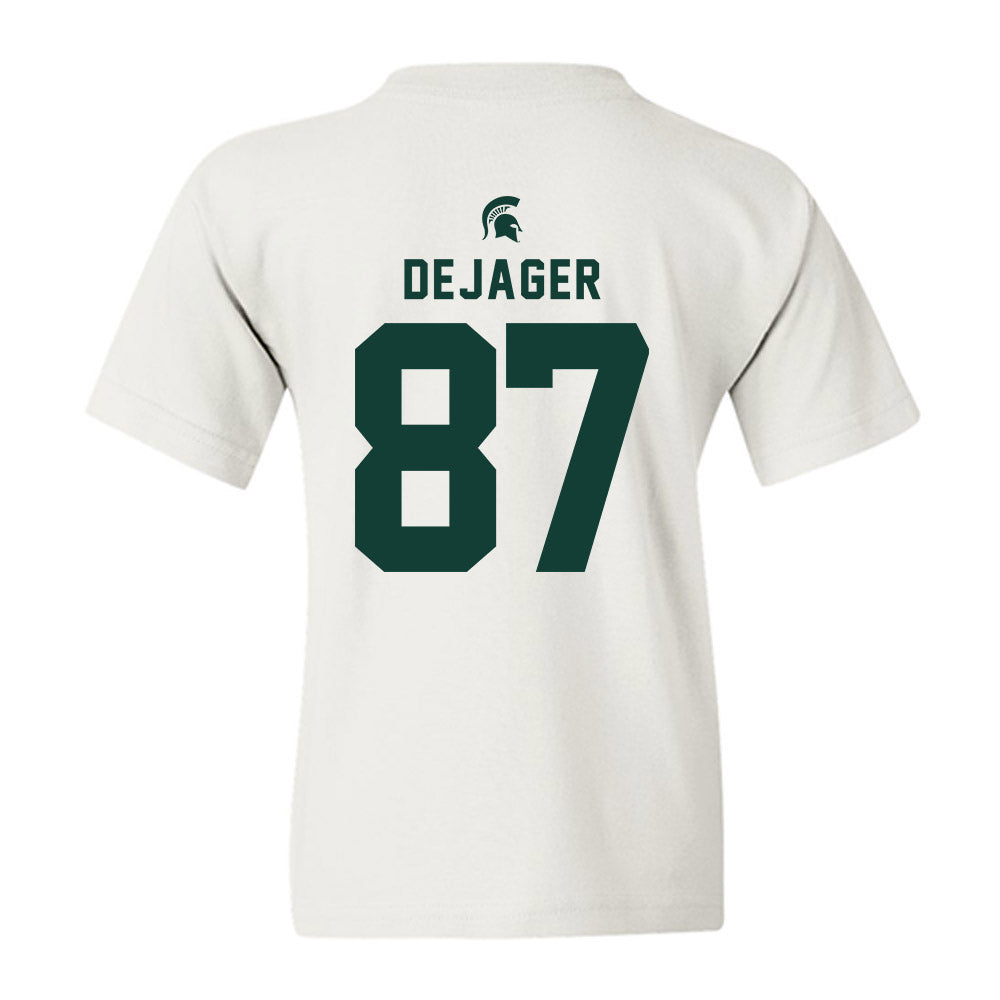 Michigan State - NCAA Football : Luke DeJager - Classic Shersey Youth T-Shirt-1