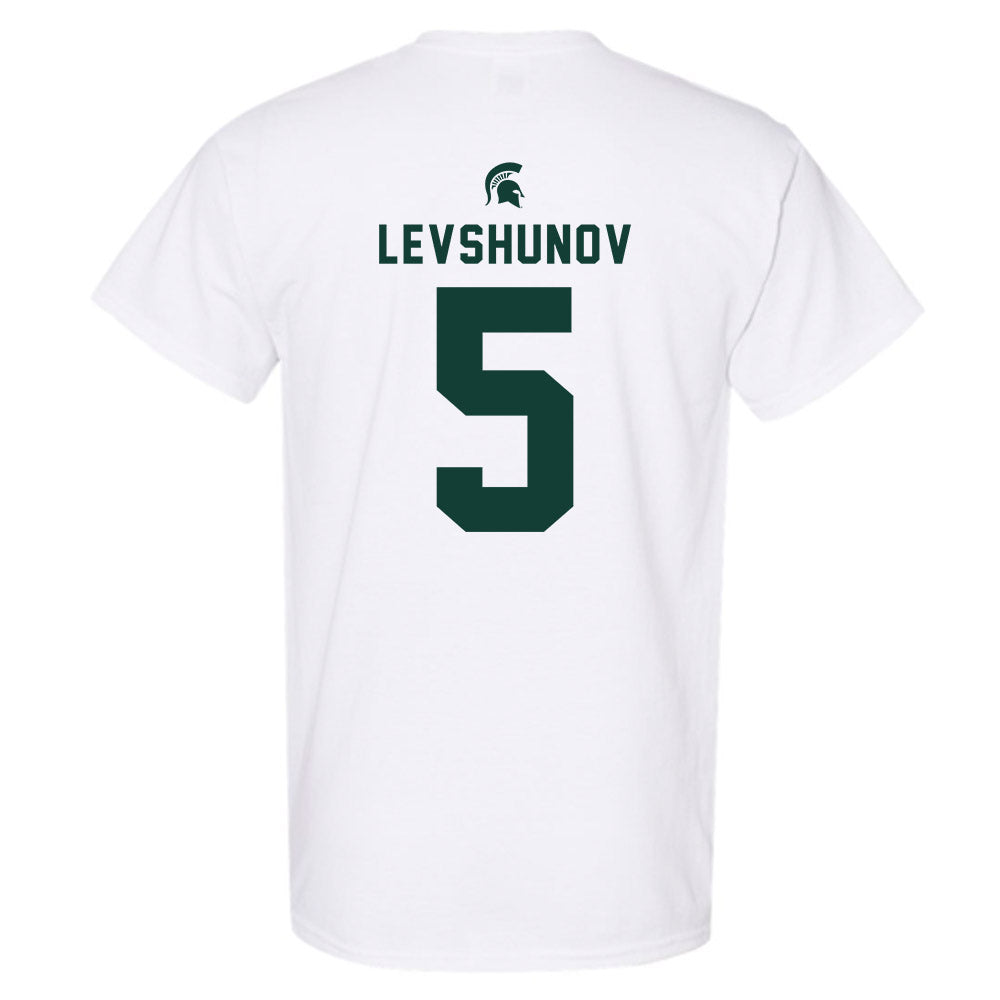 Michigan State - NCAA Men's Ice Hockey : Artyom Levshunov - Classic Shersey T-Shirt-1