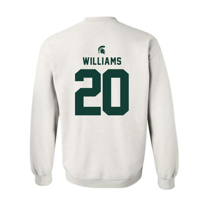 Michigan State - NCAA Football : Keshawn Williams - Classic Shersey Crewneck Sweatshirt-1