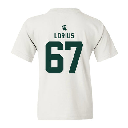 Michigan State - NCAA Football : Hayden Lorius - Classic Shersey Youth T-Shirt-1