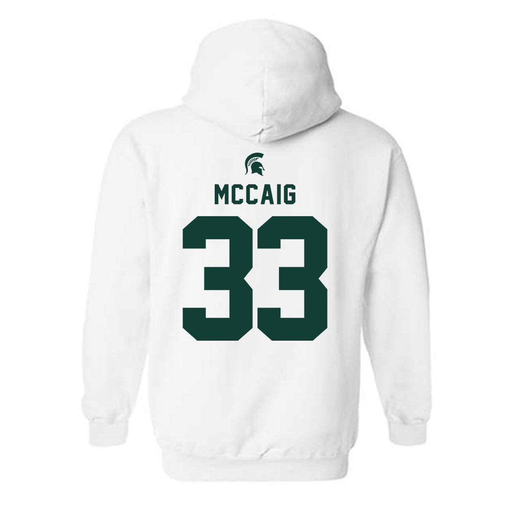 Michigan State - NCAA Football : Jaxon McCaig - Classic Shersey Hooded Sweatshirt-1