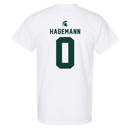 Michigan State - NCAA Women's Basketball : Damiya Hagemann - Classic Shersey T-Shirt-1