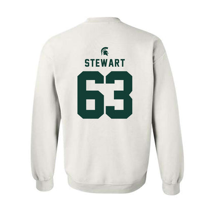 Michigan State - NCAA Football : Payton Stewart - Classic Shersey Crewneck Sweatshirt-1