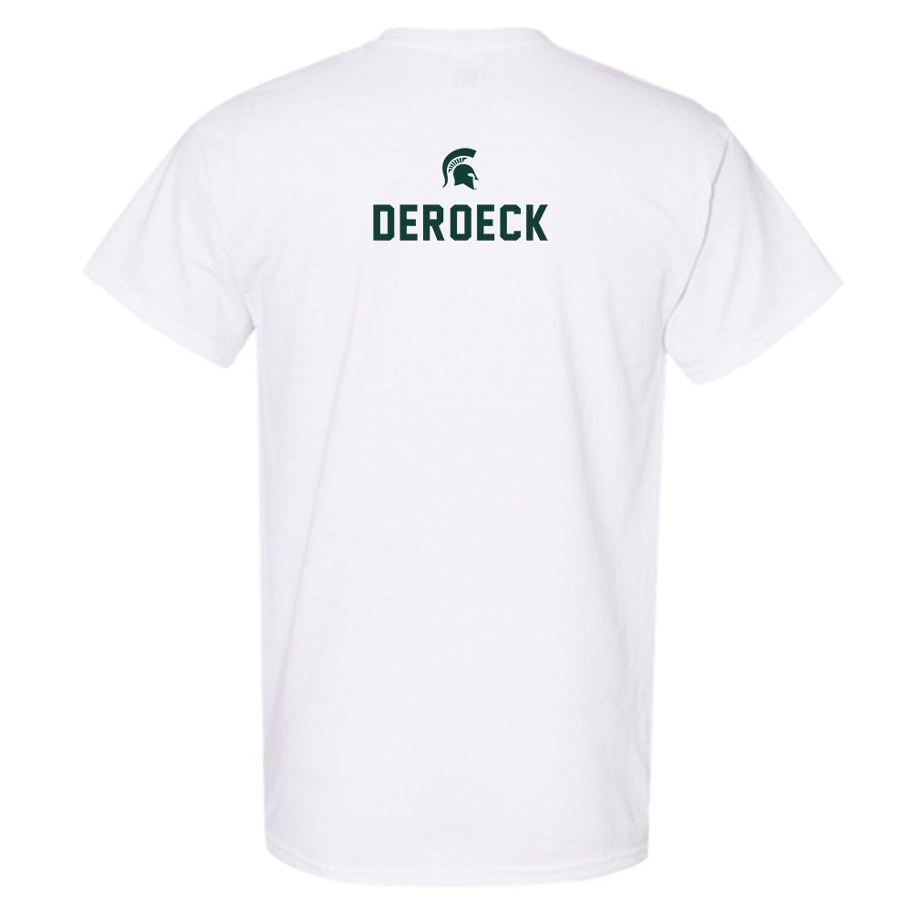 Michigan State - NCAA Women's Cross Country : Hannah DeRoeck - Classic Shersey T-Shirt-1