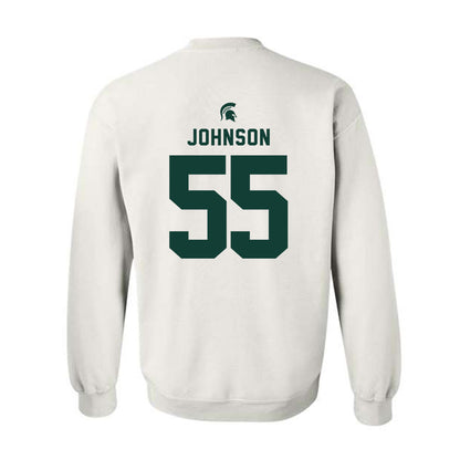 Michigan State - NCAA Football : Rakeem Johnson - Classic Shersey Crewneck Sweatshirt-1