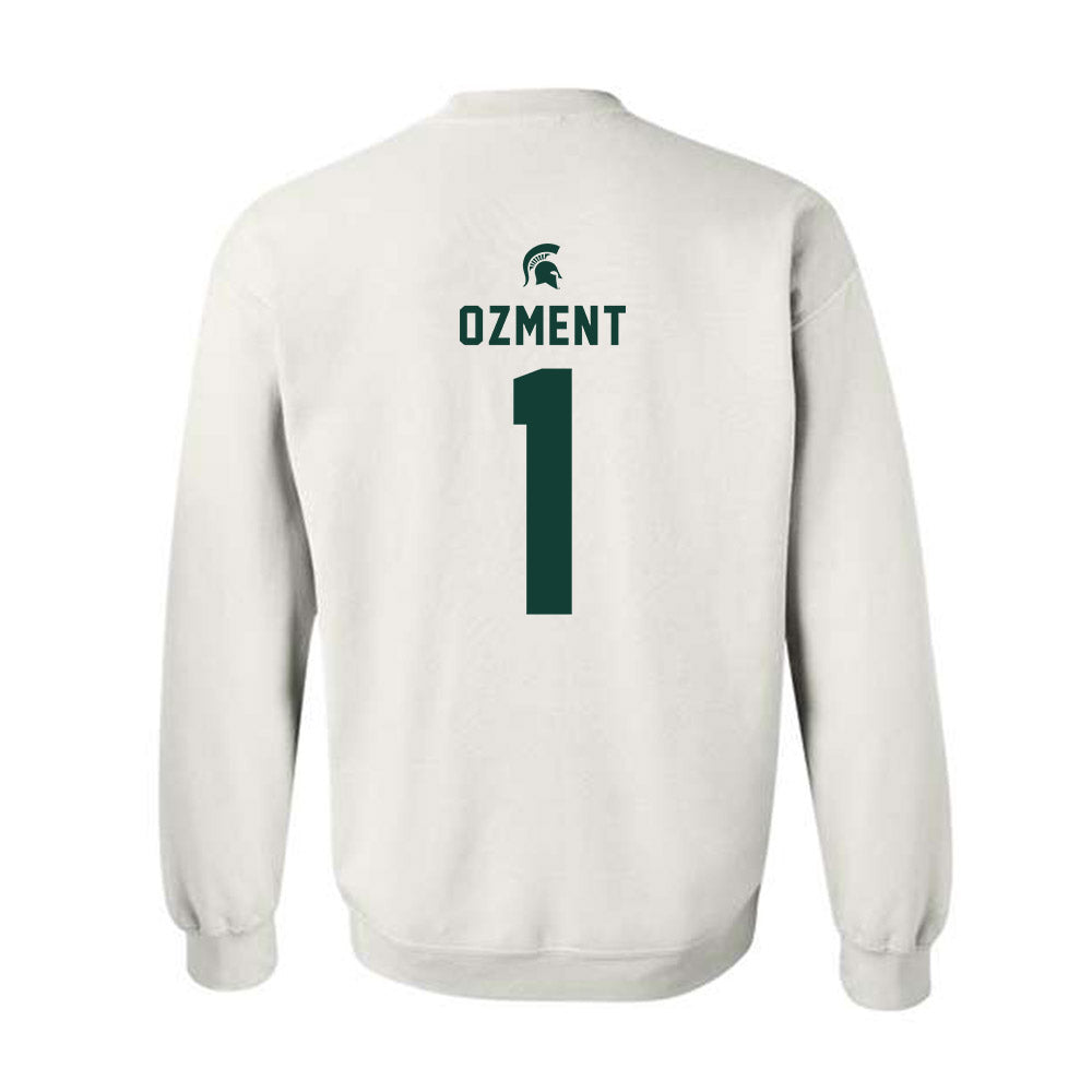 Michigan State - NCAA Women's Basketball : Tory Ozment - Classic Shersey Crewneck Sweatshirt-1