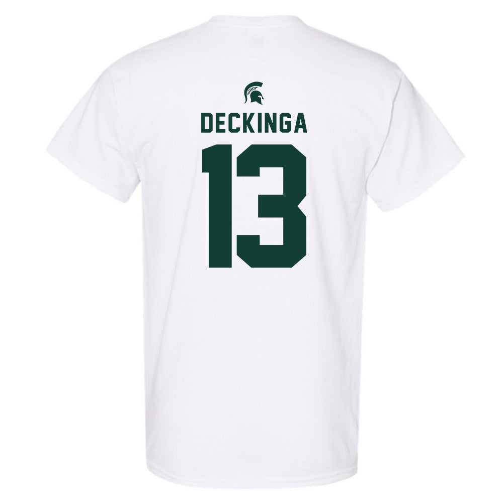 Michigan State - NCAA Baseball : CJ Deckinga - Classic Shersey T-Shirt-1