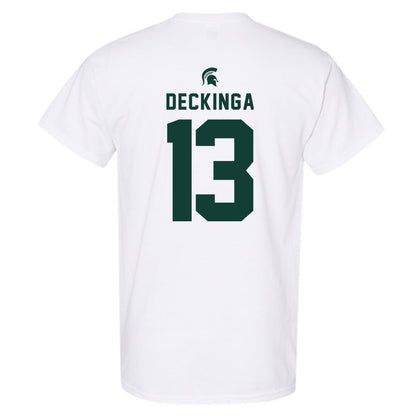 Michigan State - NCAA Baseball : CJ Deckinga - Classic Shersey T-Shirt-1