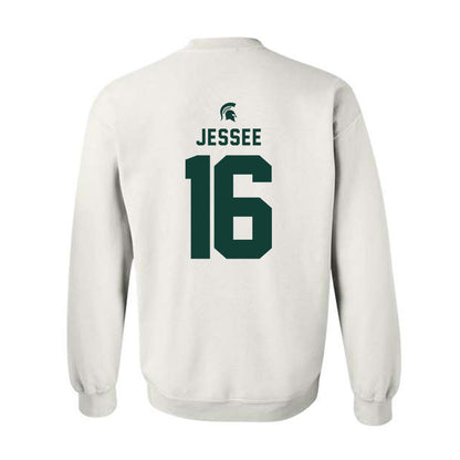 Michigan State - NCAA Football : Ryland Jessee - Classic Shersey Crewneck Sweatshirt-1