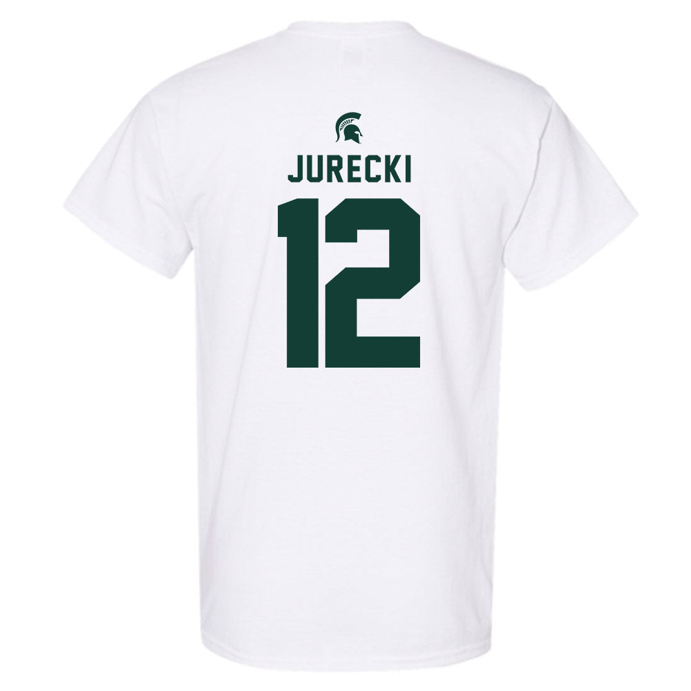 Michigan State - NCAA Men's Ice Hockey : Griffin Jurecki - Classic Shersey T-Shirt-1