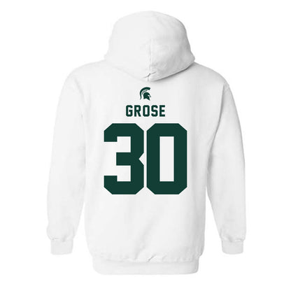 Michigan State - NCAA Football : Aveon Grose - Classic Shersey Hooded Sweatshirt-1