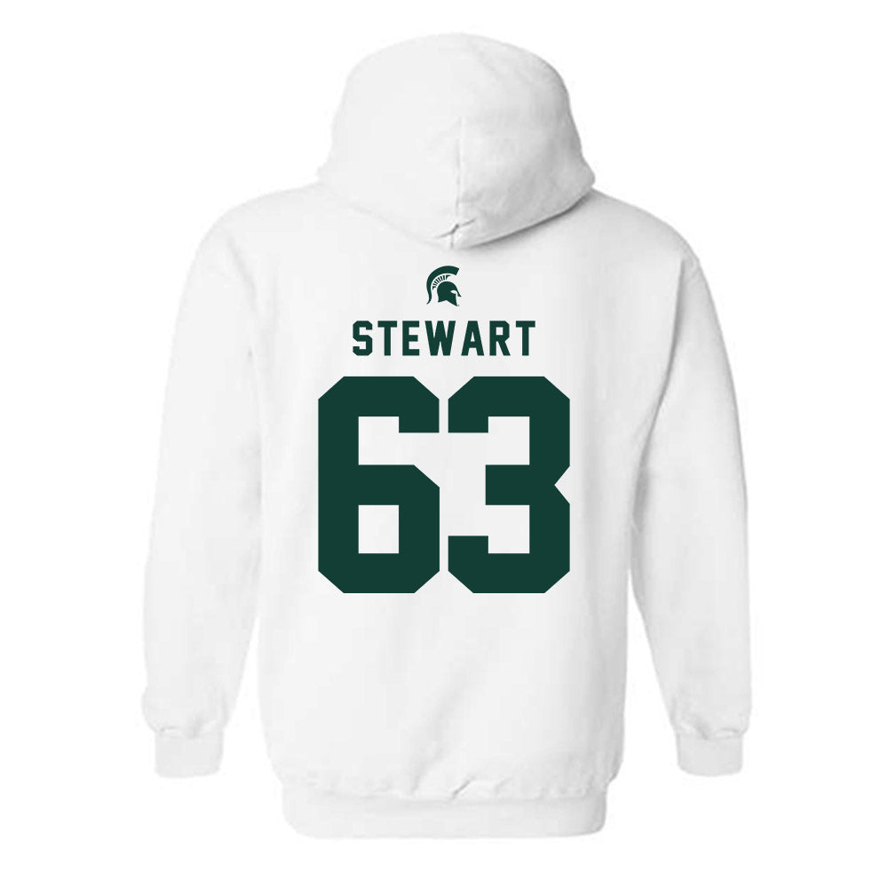 Michigan State - NCAA Football : Payton Stewart - Classic Shersey Hooded Sweatshirt-1