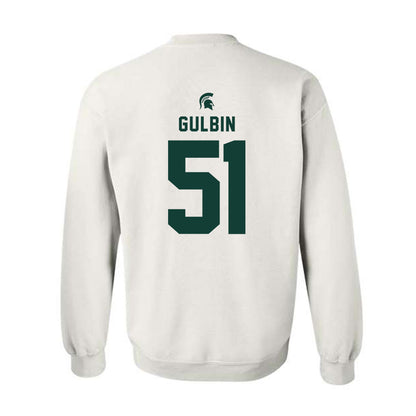 Michigan State - NCAA Football : Matthew Gulbin - Classic Shersey Crewneck Sweatshirt-1