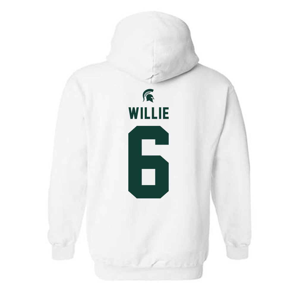 Michigan State - NCAA Football : Ade Willie - Classic Shersey Hooded Sweatshirt-1