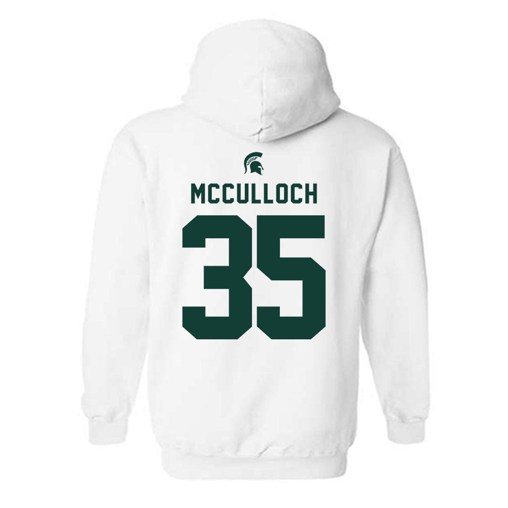 Michigan State - NCAA Men's Basketball : Jesse McCulloch - Classic Shersey Hooded Sweatshirt-1