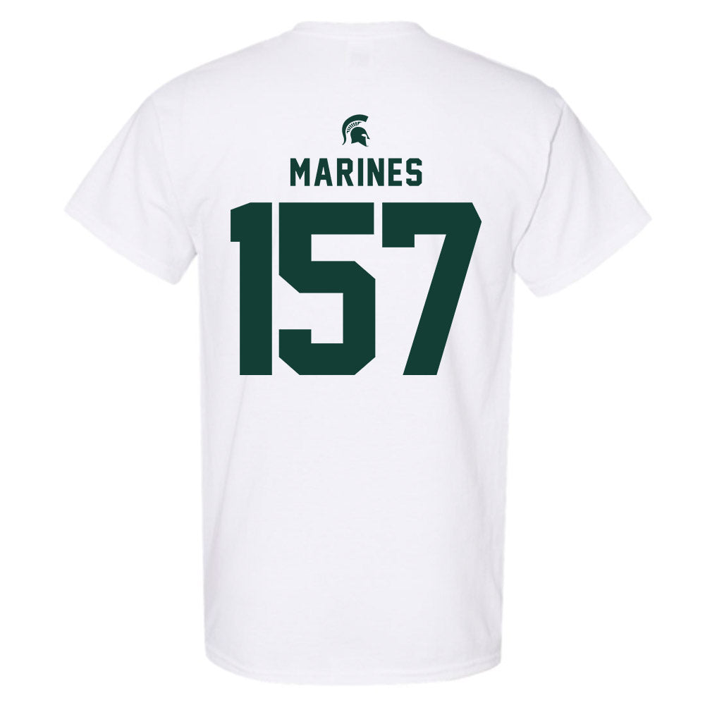 Michigan State - NCAA Wrestling : Darius Marines - Classic Shersey T-Shirt-1