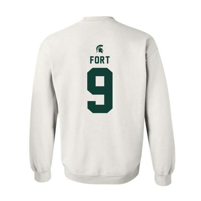 Michigan State - NCAA Men's Basketball : Trey Fort - Classic Shersey Crewneck Sweatshirt-1