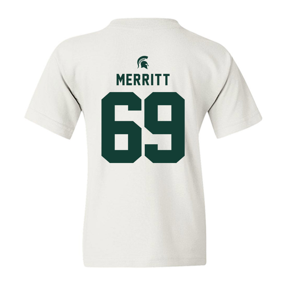 Michigan State - NCAA Football : Jacob Merritt - Classic Shersey Youth T-Shirt-1