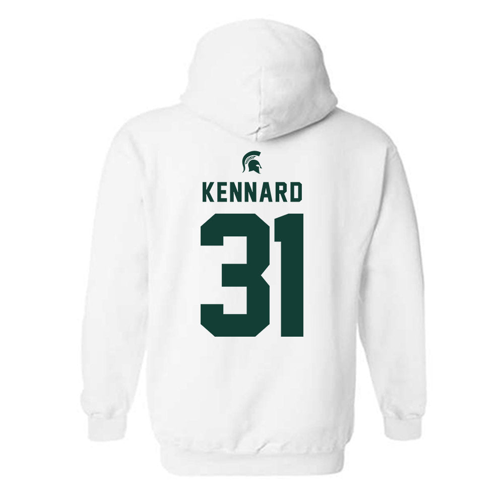 Michigan State - NCAA Football : DJ Kennard - Classic Shersey Hooded Sweatshirt-1