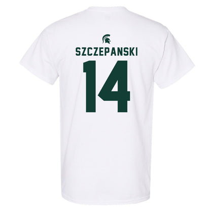 Michigan State - NCAA Baseball : Tommy Szczepanski - Classic Shersey T-Shirt-1