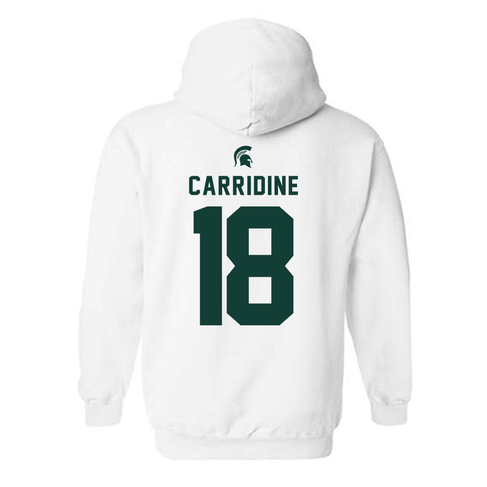 Michigan State - NCAA Football : Atticus Carridine - Classic Shersey Hooded Sweatshirt-1
