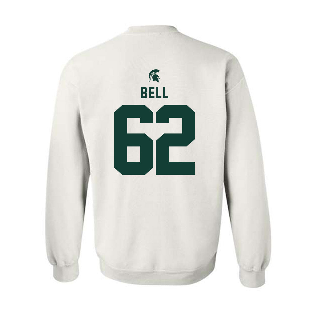 Michigan State - NCAA Football : Justin Bell - Classic Shersey Crewneck Sweatshirt-1