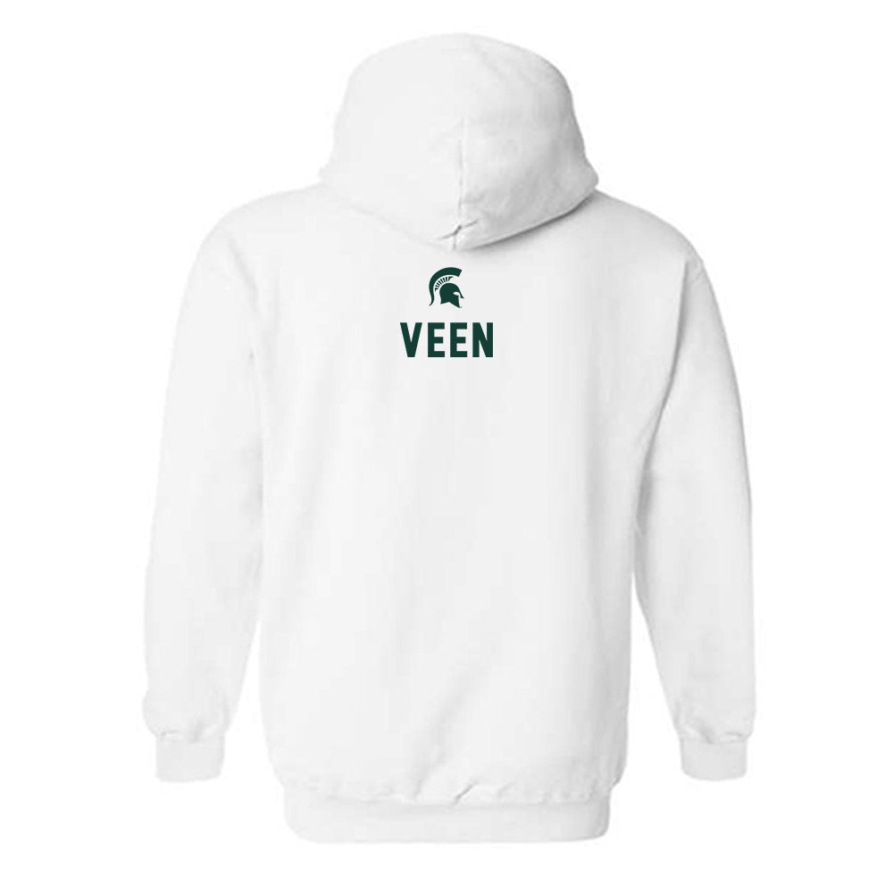 Michigan State - NCAA Women's Track & Field : Makenna Veen - Classic Shersey Hooded Sweatshirt-1